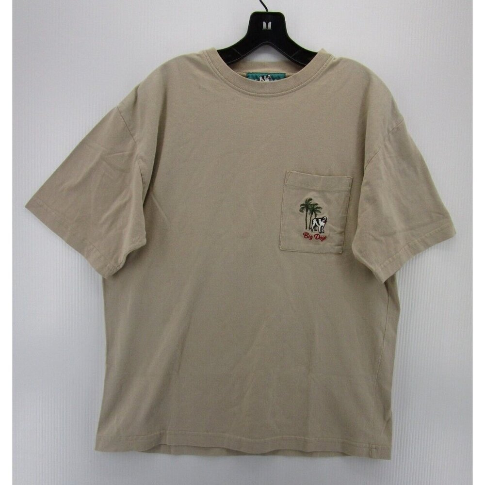 Big Dogs Beige Short Sleeve Tee